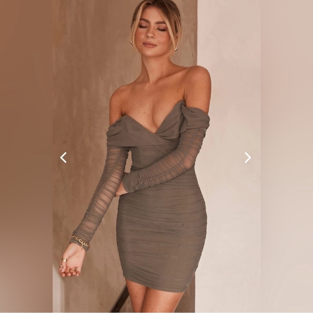 Mesh Mini Dress